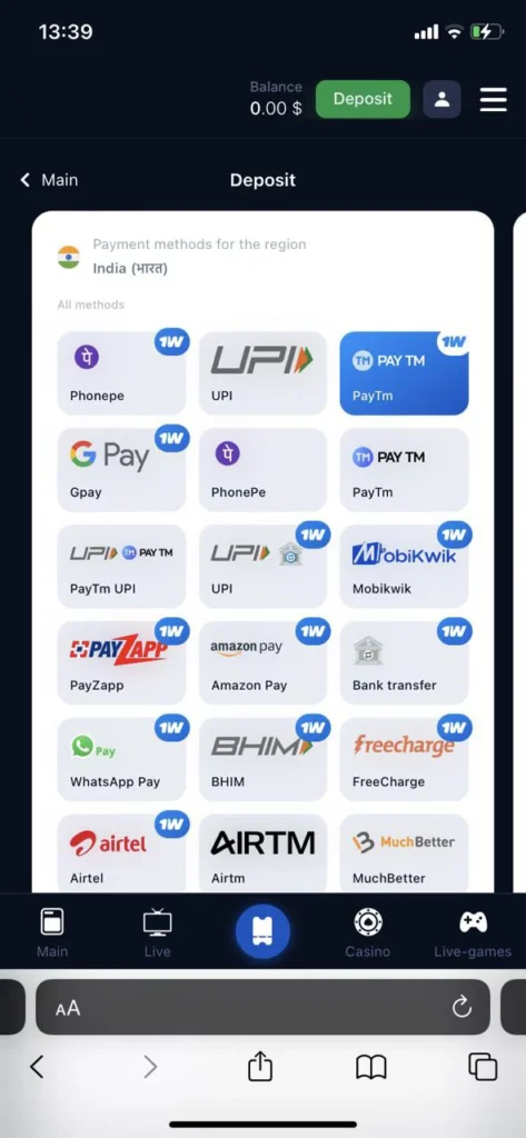 Make your first deposit to win real money.