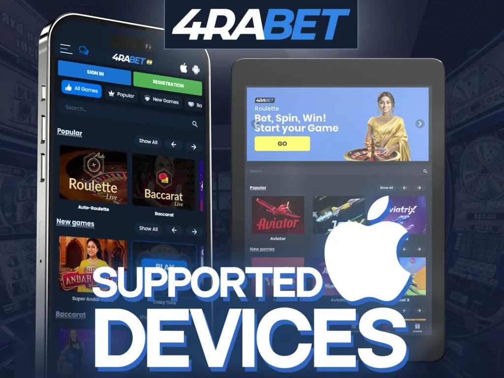 Install the 4Rabet app on your iOS device and become a slot game pro.