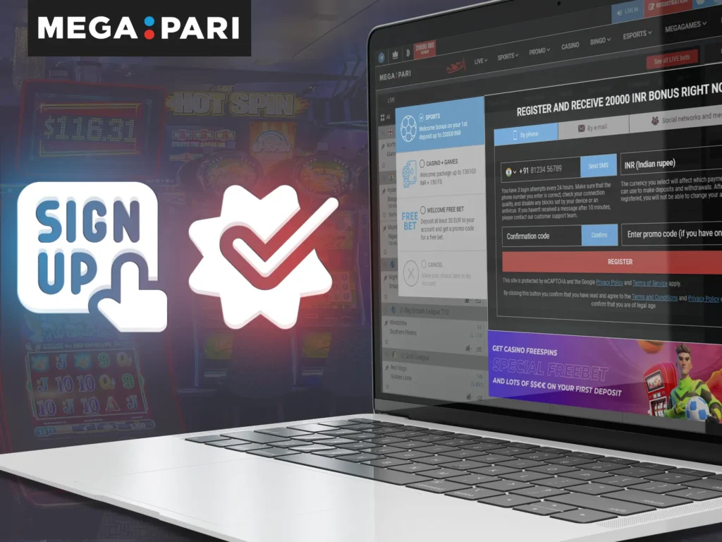 To start playing go through registration.