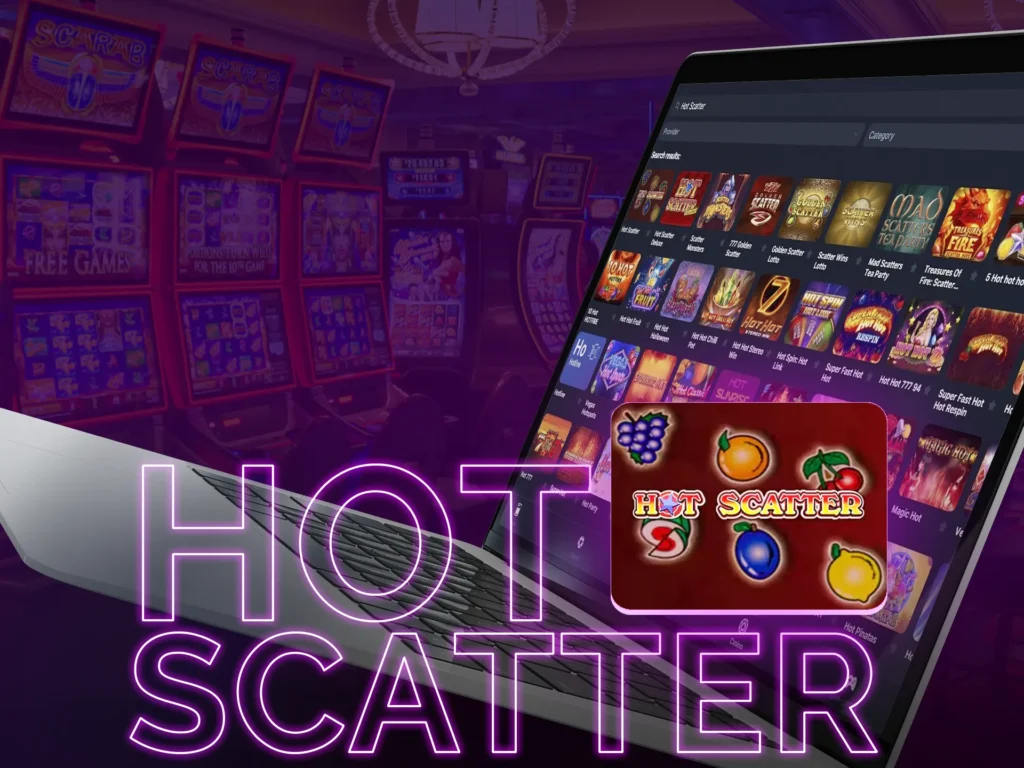 Hot Scatter it`s a classic fruit theme with 5x3 reels.