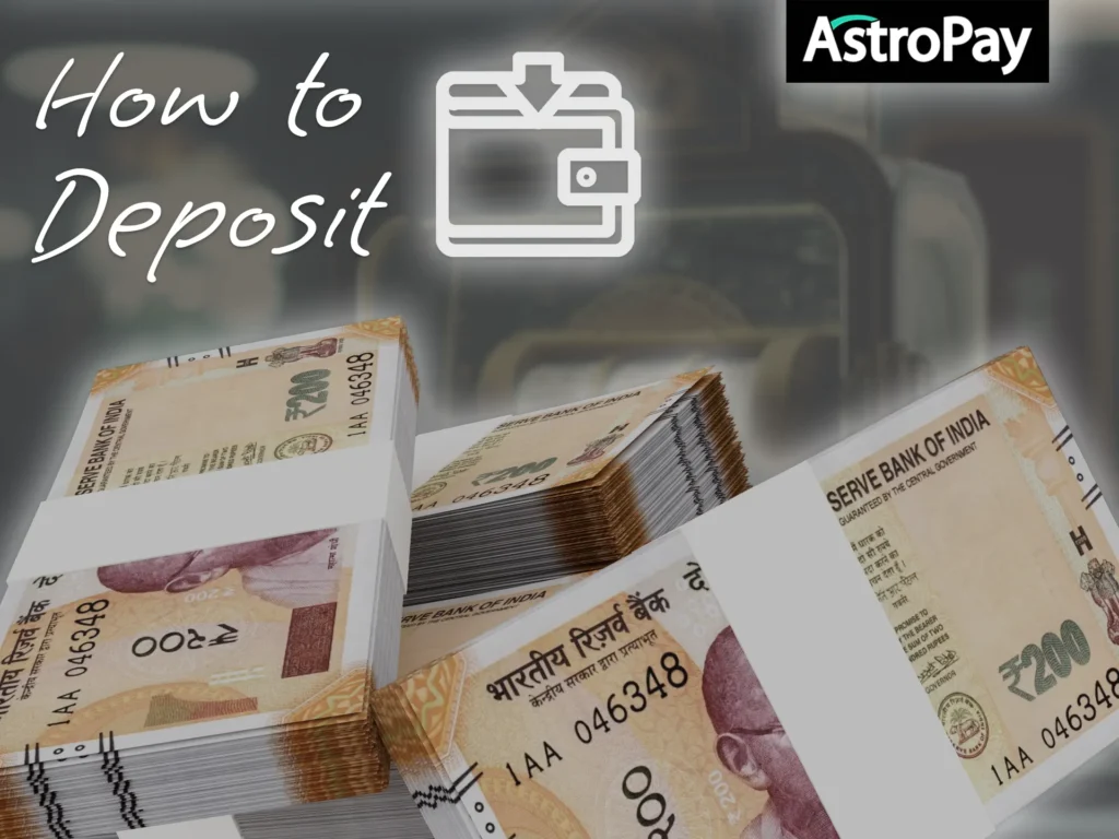Fund your account using AstroPay.