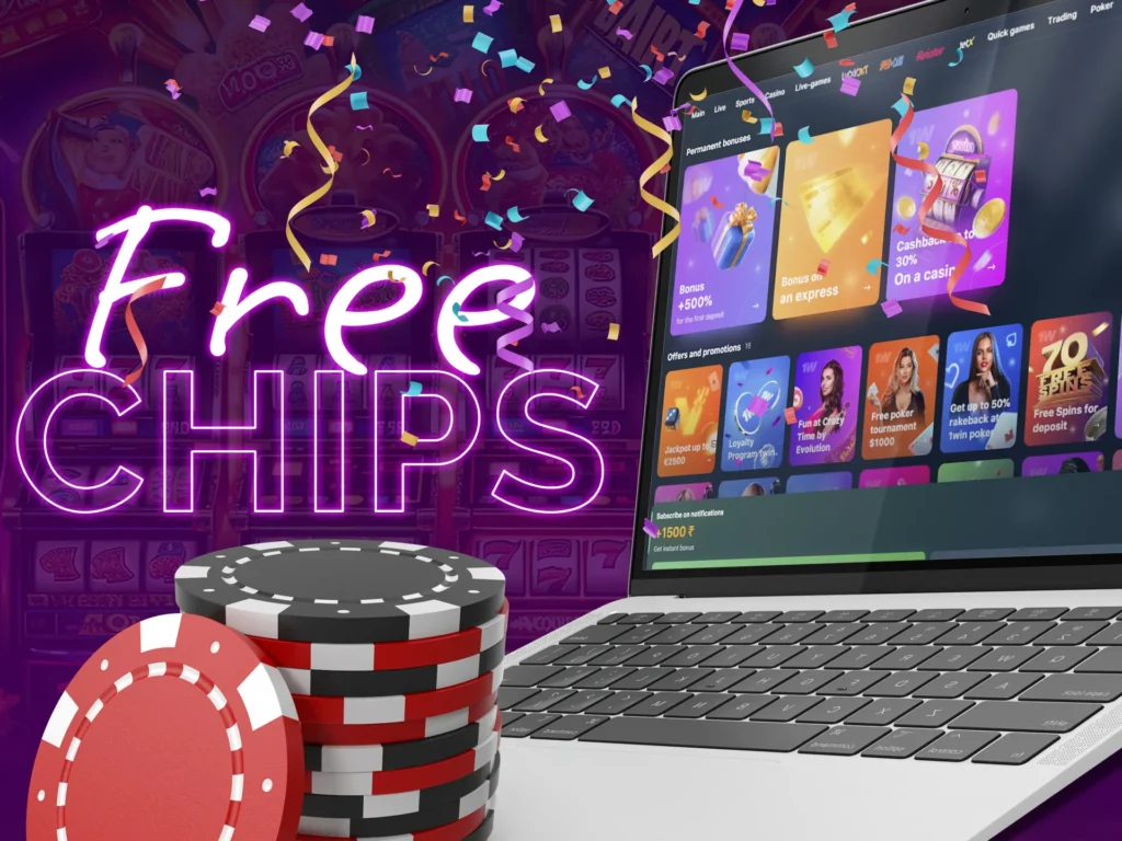 Enjoy free chips bonus - one of the no-deposit bonuses.