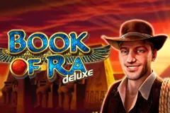 Play the thrilling Book of Ra deluxe slot.
