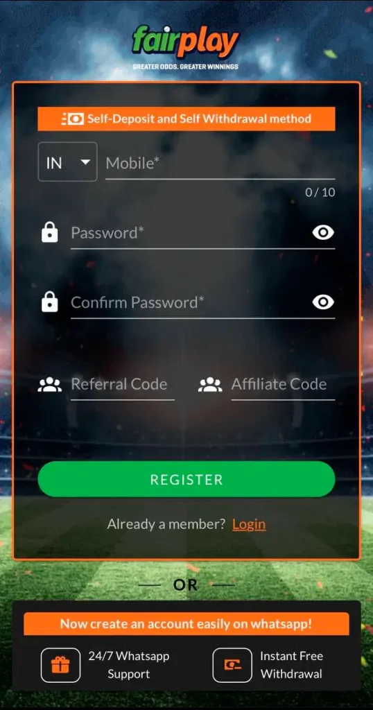 Registration with FairPlay.