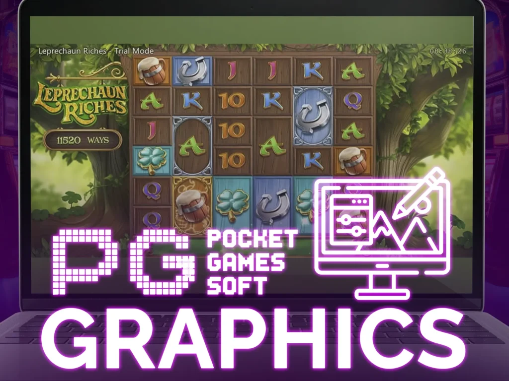 PG Soft slots feature impeccable visuals, utilizing modern technology and 3D graphics.