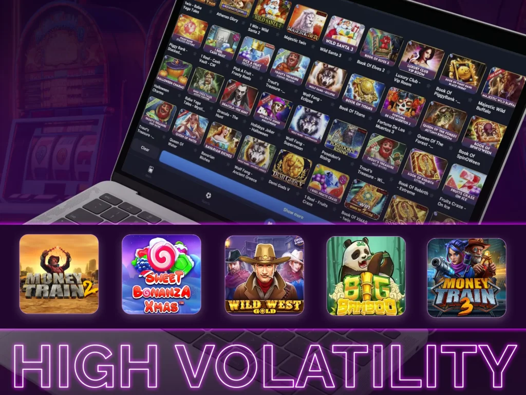 High volatility in slots is risky, rare wins, but potential for huge payouts.