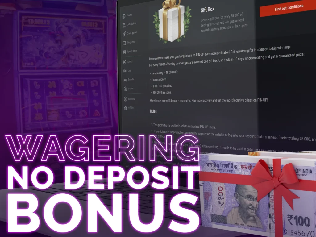 Wagering on no deposit bonuses applies to their amount only.