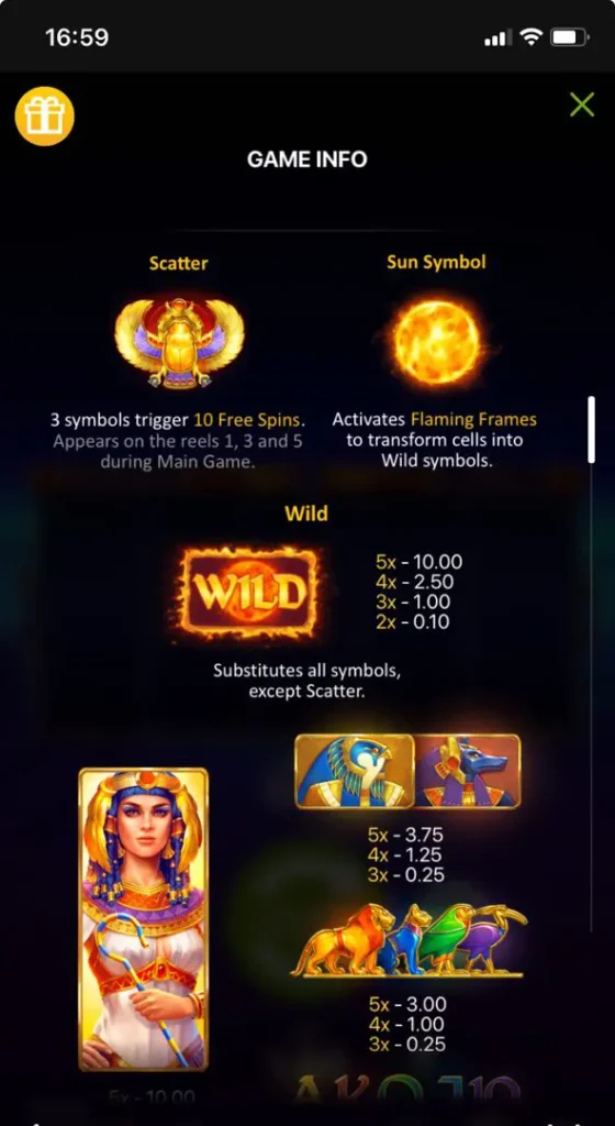 Check out examples of pay tables for different slots.