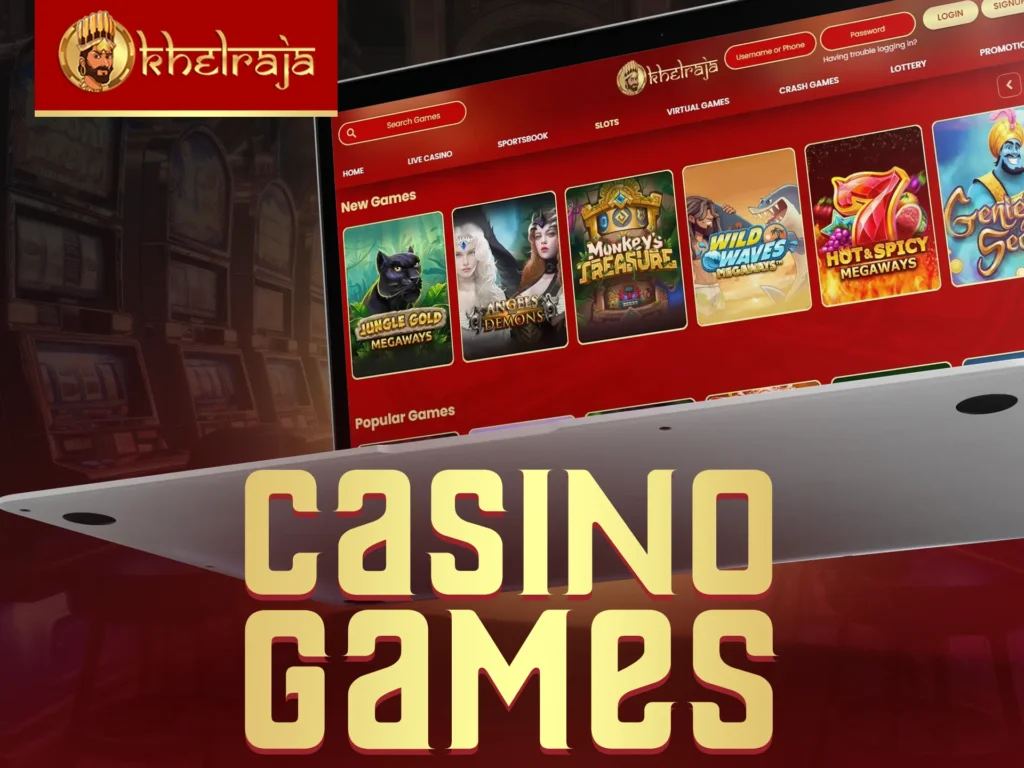 Khelraja Casino offers diverse and thrilling games.