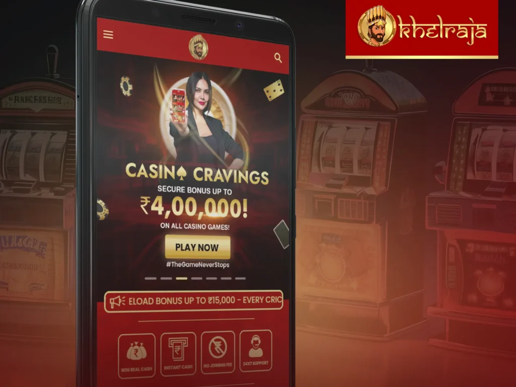 Access Khelraja on your smartphone's browser easily.
