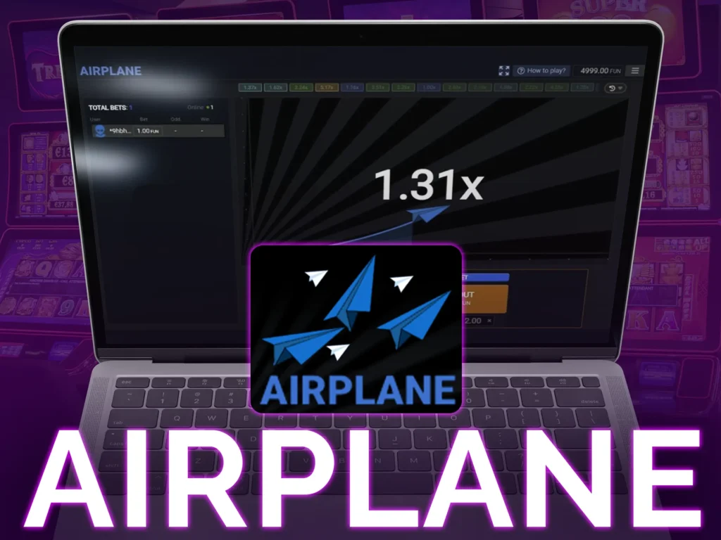 Ascend to winnings in Airplane, an aviation-themed slot game.