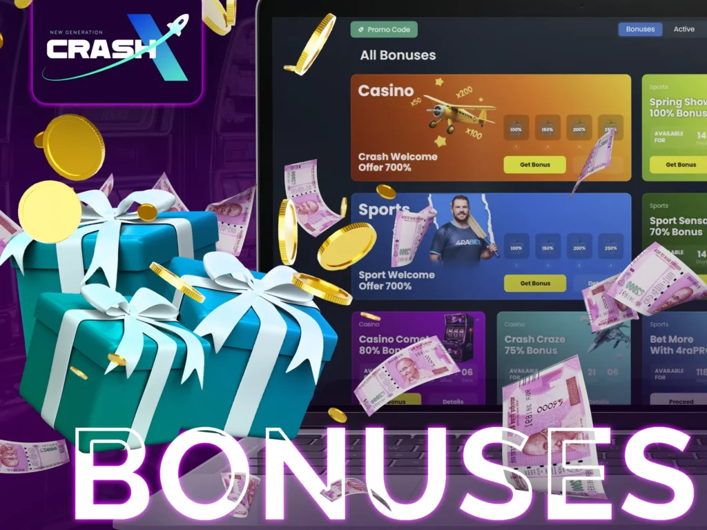 Indian casinos offer bonuses for playing Crash X.