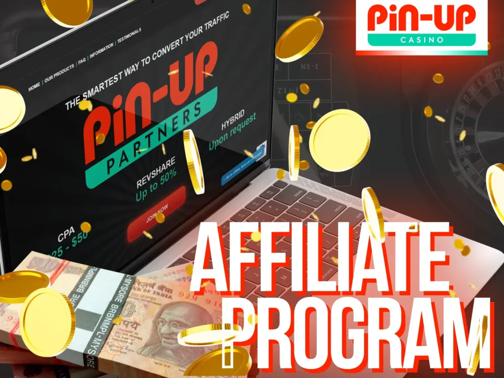 Become partners of Pin-Up online casino.