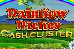 Play the Rainbow Riches Cash Cluster slot machine and win.