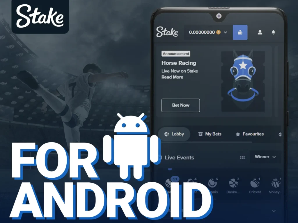 Stake optimized for Android, no app needed.