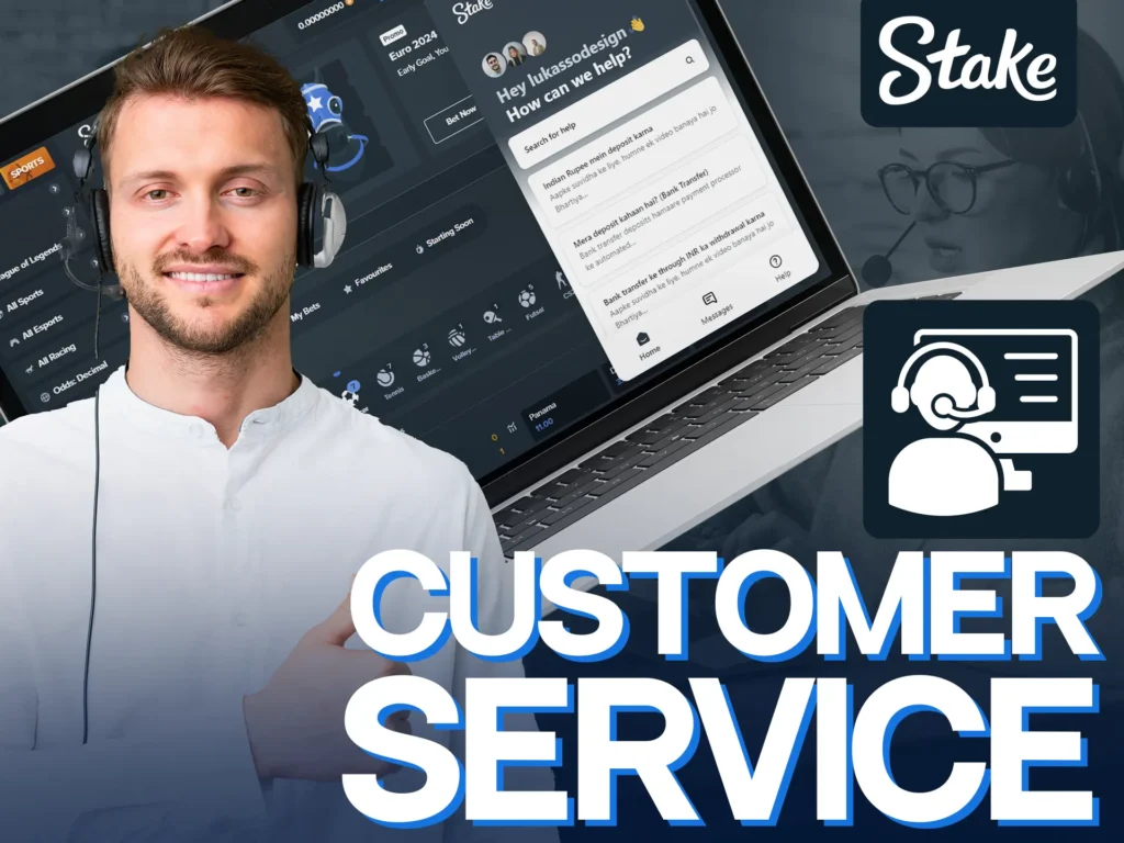 Stake offers support via email, live chat, and social networks.