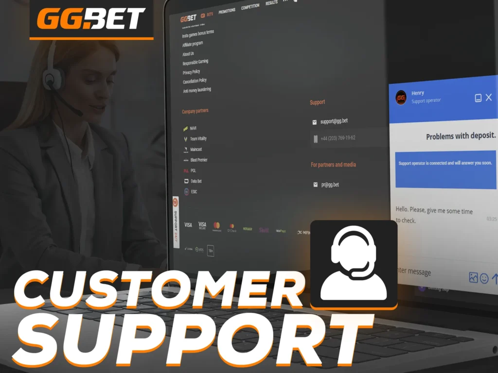 If you have any problems using GG Bet the experts will help 24/7.