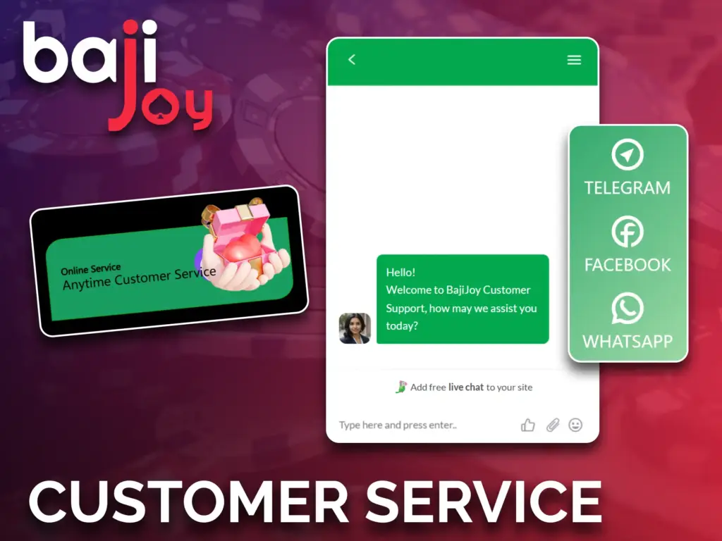 Feel free to contact Bajijoy's customer support service for any inquiries.