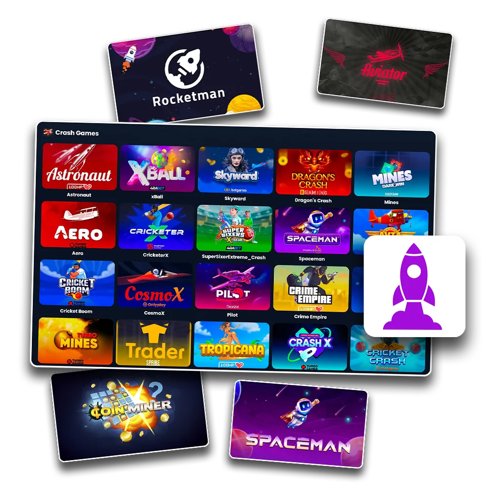 Discover top crash games and casinos in India on Slotsgames.