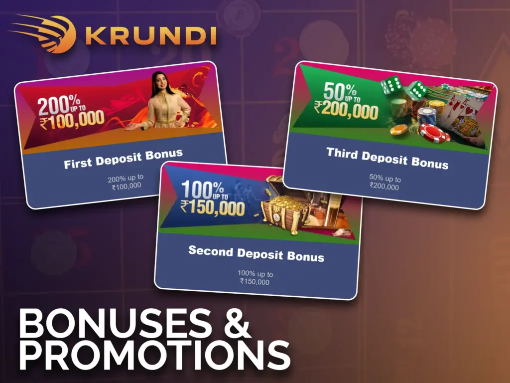 Maximize your winnings with generous bonuses offered by Krundi casino.