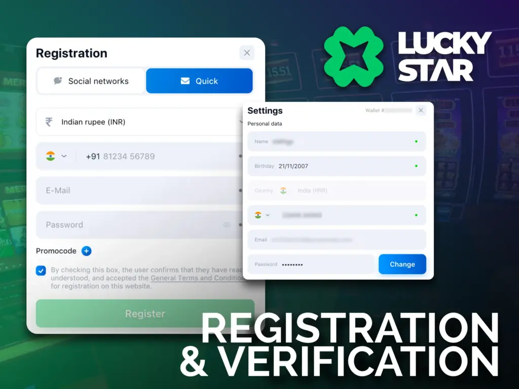 Join Lucky Star fast, use quick signup and enjoy secure gaming in minutes.